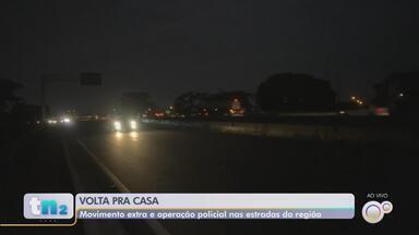 Polícia registra movimento nas estradas na volta do feriado - A Polícia registrou movimento nas rodovias da região de São José do Rio Preto (SP) na volta do feriado da Revolução Constitucionalista (9).