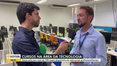 Senac está com mais de 100 vagas disponíveis em sete cursos profissionalizantes - Veja como se inscrever.