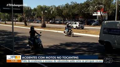 Falta de sinalização e imprudência estão entre os motivos dos acidentes de moto no Tocanti - Falta de sinalização e imprudência estão entre os motivos dos acidentes de moto no Tocantins