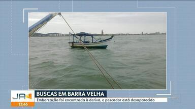 Buscas em Barra Velha - Embarcação foi encontrada à deriva, e pescador está desaparecido