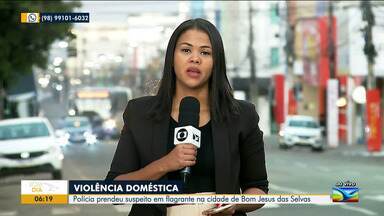 Políca prende suspeito de violência doméstica em Bom Jesus, no MA - A repórter Diullia Souza fala sobre o assunto na manhã desta quarta-feira no Bom Dia Mirante.