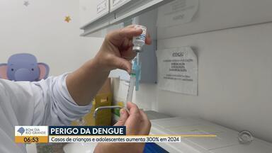 Casos de dengue aumentam entre crianças e adolescentes no RS - Número de casos foi três vezes maior entre este público no primeiro semestre de 2024.