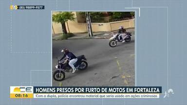 Homens são presos suspeitos de furto em Fortaleza - Confira mais notícias em g1.globo.com/ce