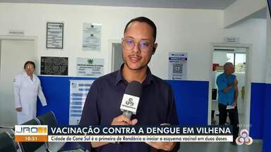 Vacinação contra a dengue em Vilhena - Cidade do cone sul é a primeira de rondônia a iniciar o esquema vacinal em duas doses.