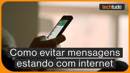 Como não receber mensagem no WhatsApp com a internet ligada?