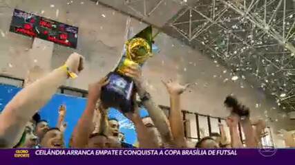 Ceilândia arranca empate e conquista a Copa Brasília de Futsal