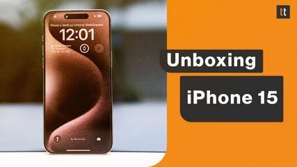 [Unboxing] iPhone 15: veja detalhes do novo celular da Apple
