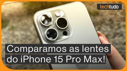 Comparação entre todas as lentes do iPhone Pro Max