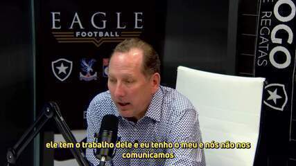 John Textor, dono do Botafogo, fala sobre possíveis manipulações na arbitragem