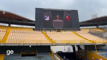 Veja imagens do El Campín, palco da estreia do Flamengo na Libertadores