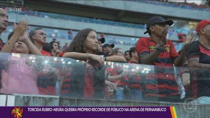 Torcida do Sport quebra mais um recorde de público na Arena de Pernambuco