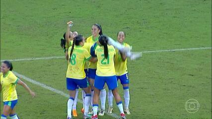 Seleção Brasileira Feminina de Futebol vence a Jamaica em amistoso