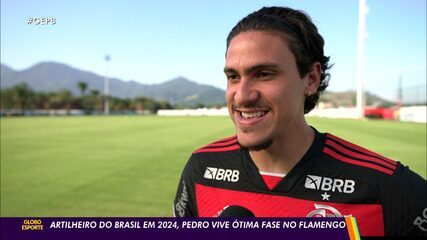 Artilheiro do Brasil em 2024, Pedro vive ótima fase no Flamengo