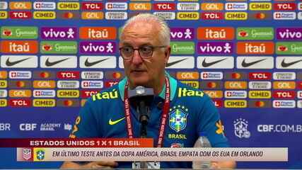 Confira a coletiva do técnico da Seleção Brasileira, Dorival Júnior, após empate com os EUA