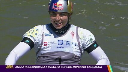 Ana Sátila conquista a prata na Copa do Mundo de Canoagem