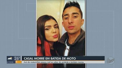 Casal morre em acidente na MG-179; avó do motociclista passou mal ao saber e também morreu