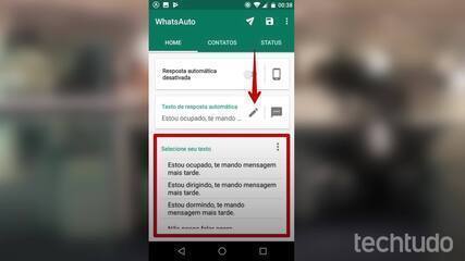 Como colocar mensagem automática no WhatsApp