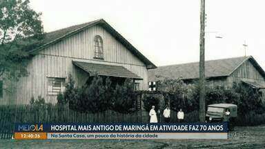 Hospital mais antigo de Maringá, Santa Casa chega aos 70 anos - Exibido em 28 de junho de 2024.