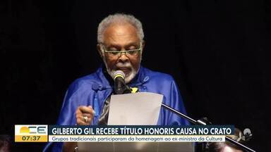 Gilberto Gil recebe título Honoris Causa no Crato - Confira mais notícias em g1.globo.com/ce