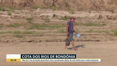 Rios da Amazônia em Rondônia atingem níveis críticos: seca histórica é decretada - Defesa Civil alerta para sete rios com níveis próximos da mínima histórica; Rio Madeira registra queda de 47% em relação a 2023.