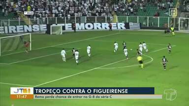 Remo perde chance de entrar no G-8 da Série C - Confira como foi o jogo.