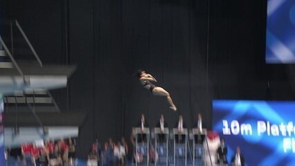 Ingrid Oliveira erra no terceiro salto e fica com 26,80 na final do Mundial de Esportes Aquáticos