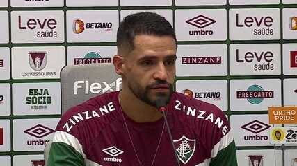 Renato Augusto fala sobre a admiração por Diniz em coletiva de apresentação no Fluminense