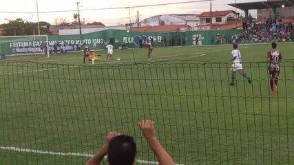 O gol de Parnahyba 1 x 0 Fluminense-PI, pela primeira rodada do Campeonato Piauiense 2024