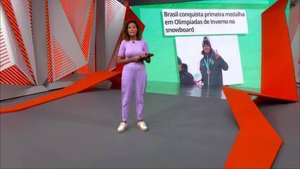 Brasil conquista primeira medalha nas Olimpíadas de Inverno no snowboard