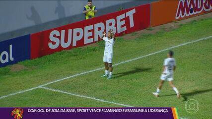 Com gol de joia da base, Sport vence o Flamengo e assume liderança