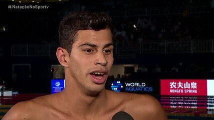 Guilherme Costa comenta oitavo lugar nos 200m livre e expectativa com próximas provas no Mundial