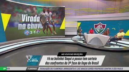 "Eu tô vendo o Fluminense atrasado", diz Rizek