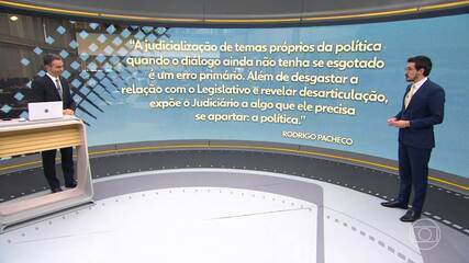 Pacheco diz que judicialização de temas do governo cria desgaste com o Legislativo