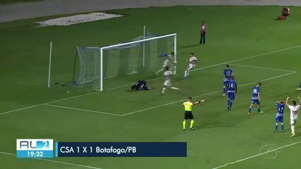 CSA sofre empate nos acréscimos contra o Botafogo-PB