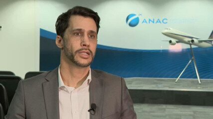 Superintendente de Infraestrutura Aeroportuária da Anac, Giovano Palma, fala sobre punições para passageiros indisciplinados. 