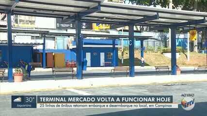 Revitalizado, Terminal Mercado de Campinas volta a funcionar neste sábado