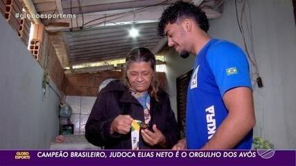 Campeão brasileiro, judoca Elias Neto é o orgulho dos avós