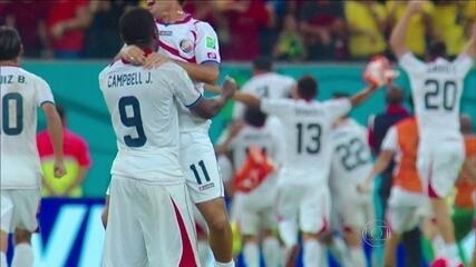Costa Rica vence a Grécia nos pênaltis e faz história na Copa do Mundo