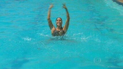 Lara Teixeira vai se despedir do nado sincronizado nas Olimpíadas de 2016