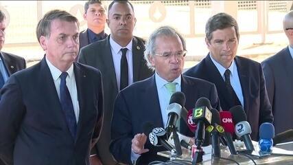Bolsonaro demonstra total apoio ao ministro da Economia, Paulo Guedes