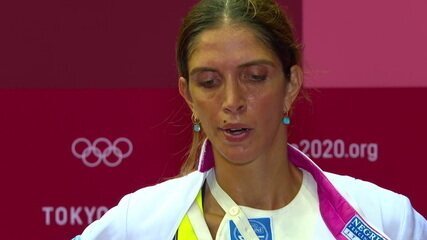 Nathalie Moellhausen fala da derrota para rival italiana na esgrima: "Sempre foi uma adversária complicada para mim"