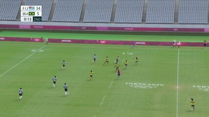 Melhores momentos: Fiji 41 x 5 Brasil, pelo rúgbi feminino das Olimpíadas Tóquio 2020