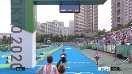 Melhores momentos do revezamento misto, no triatlo das Olimpíadas Tóquio 2020