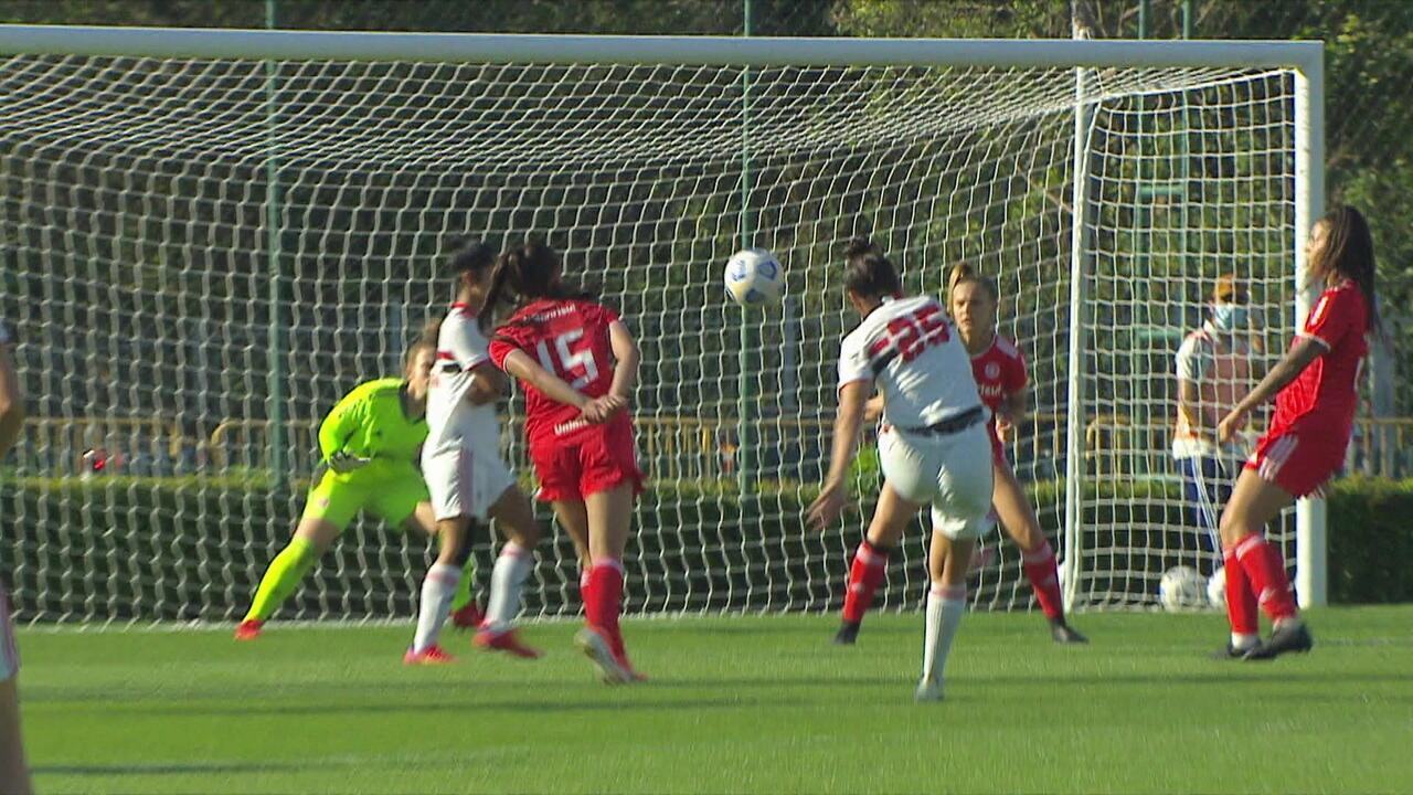 Os gols de São Paulo 5 x 1 Internacional pelo Brasileiro Feminino Sub-18