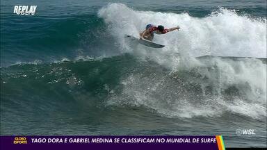 Yago Dora e Gabriel Medina se classificam no Mundial de Surfe - Brasileiros são destaques na 7ª etapa da temporada, em El Salvador