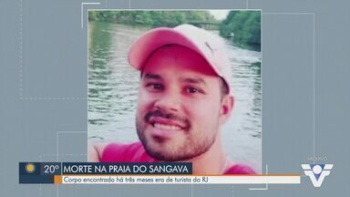Polícia confirma que corpo encontrado em praia de Guarujá, SP, é de turista do RJ - Caso passou a ser investigado como latrocínio, ou seja, roubo seguido de morte.
