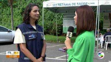 Angra dos Reis realiza 'blitz da saúde' - Estão sendo realizados exames e testes rápidos, além de orientação nutricional, aplicação de vacina, entre outras ações.