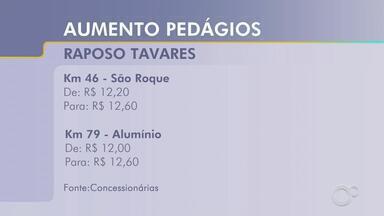 Pedágios das regiões de Sorocaba e Jundiaí ficarão mais caros na próxima semana - O fim de semana está chegando e muita gente aproveita a folga para viajar. Quem se programou para retornar na segunda-feira (1°), deve ficar atento. Os pedágios das regiões de Sorocaba e Jundiaí (SP) começarão a semana com reajuste de preços.