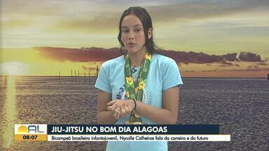 Nycolle Calheiros fala sobre momento e conquistas no jiu-jitsu - Atleta alagoana é a atual campeã brasileira.