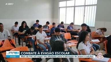 Roraima oferta mais de 3 mil vagas para matrículas na EJA - A modalidade prevista na legislação vigente é uma grande oportunidade para jovens e adultos que estão fora da idade escolar retomarem os estudos.